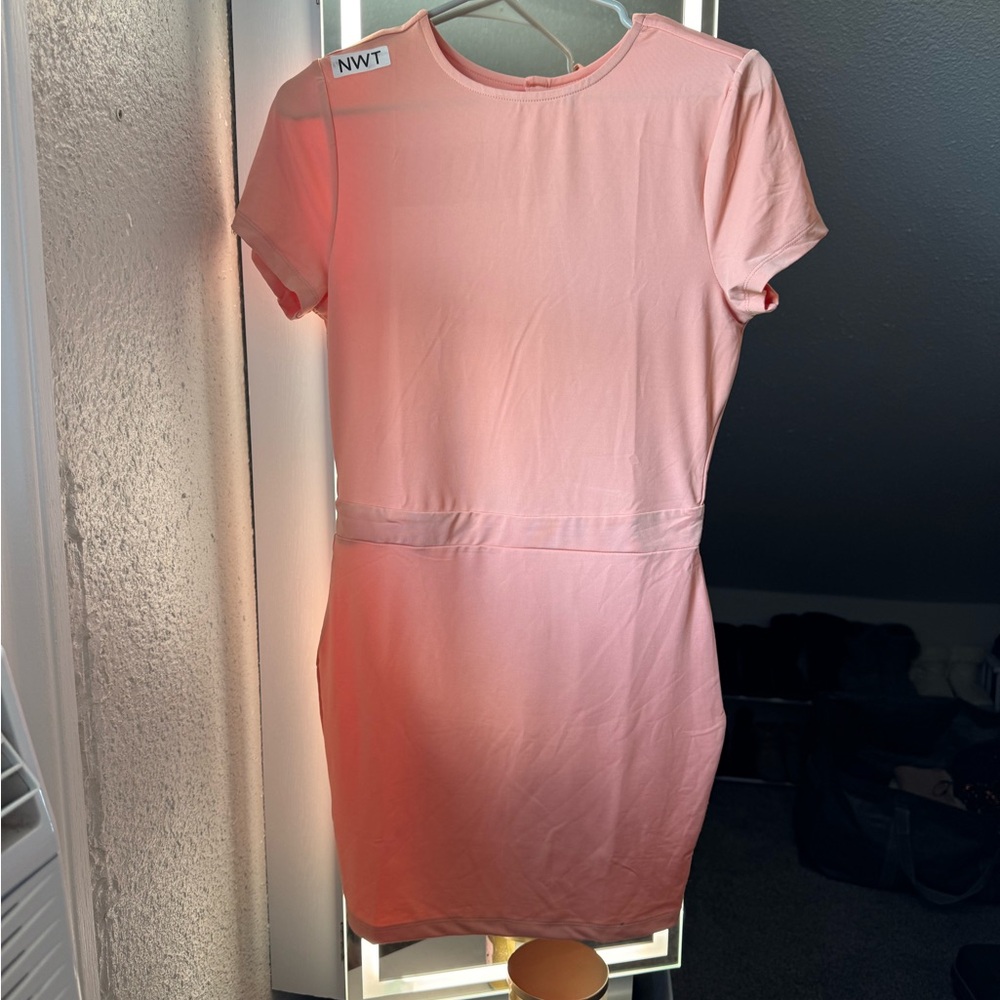 BLVD Collection 🍑 Peach Mini Dress